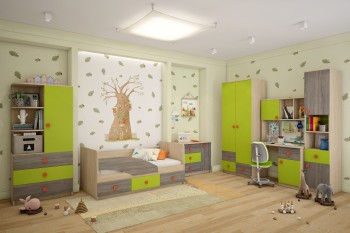Детская комната Пуговка в Красноярске - krasnoyarsk.mebel54.com | фото