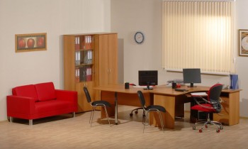 Мебель для персонала Рубин 42 Светлый миланский орех в Красноярске - krasnoyarsk.mebel54.com | фото