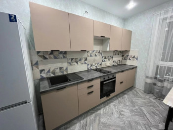 Модульная кухня Норд 2,5 м (Софт какао/Белый) в Красноярске - krasnoyarsk.mebel54.com | фото